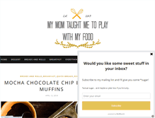 Tablet Screenshot of playzwithfood.com